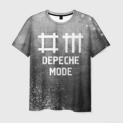 Футболка мужская Depeche Mode - grey gradient, цвет: 3D-принт