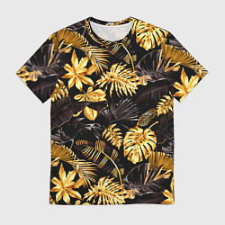 Футболка мужская Золотые тропики, цвет: 3D-принт