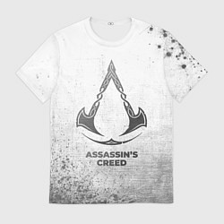 Футболка мужская Assassins Creed - white gradient, цвет: 3D-принт