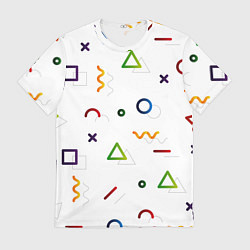 Мужская футболка Геометрический хаос