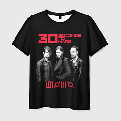 Футболка мужская 30 Seconds to Mars poster, цвет: 3D-принт