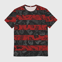 Футболка мужская Гранж стиль нирвана, цвет: 3D-принт