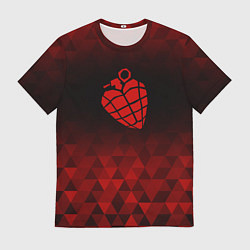 Футболка мужская Green Day red poly, цвет: 3D-принт