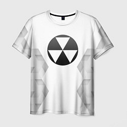 Футболка мужская Fallout white poly, цвет: 3D-принт