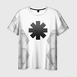 Футболка мужская Red Hot Chili Peppers white poly, цвет: 3D-принт