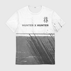 Футболка мужская Hunter x Hunter - white gradient посередине, цвет: 3D-принт