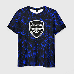 Футболка мужская Arsenal blue energy, цвет: 3D-принт