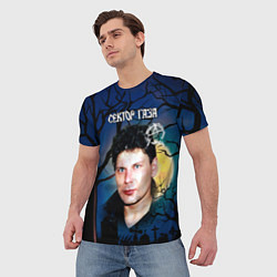 Футболка мужская Юрий Хой полнолуние, цвет: 3D-принт — фото 2