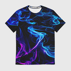Футболка мужская Color blue pink, цвет: 3D-принт