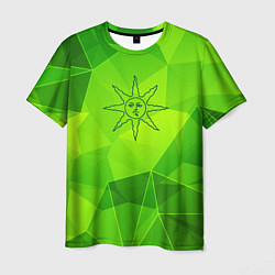 Футболка мужская Dark Souls green poly, цвет: 3D-принт