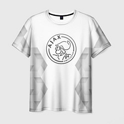 Футболка мужская Ajax white poly, цвет: 3D-принт