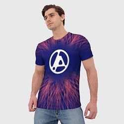 Футболка мужская Linkin Park 2024 red energy, цвет: 3D-принт — фото 2