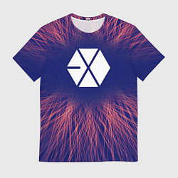 Футболка мужская Exo red energy, цвет: 3D-принт