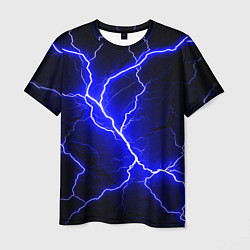 Футболка мужская Color blue black, цвет: 3D-принт