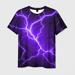 Футболка мужская Color purple black, цвет: 3D-принт