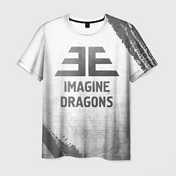 Футболка мужская Imagine Dragons - white gradient, цвет: 3D-принт