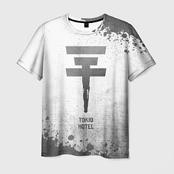 Футболка мужская Tokio Hotel - white gradient, цвет: 3D-принт