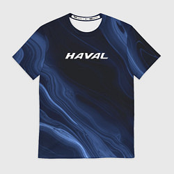 Футболка мужская Haval тёмно-синий, цвет: 3D-принт