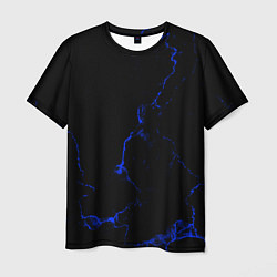 Футболка мужская Color black blue, цвет: 3D-принт