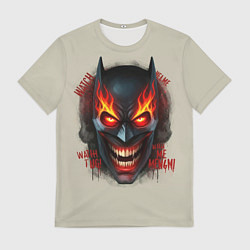 Футболка мужская Огенный Бэтмент, цвет: 3D-принт