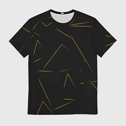 Футболка мужская Color yellow line, цвет: 3D-принт