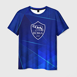 Футболка мужская Roma blue poly, цвет: 3D-принт