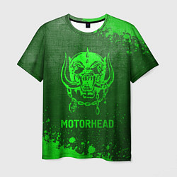 Футболка мужская Motorhead - green gradient, цвет: 3D-принт
