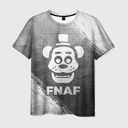 Футболка мужская FNAF - grey gradient, цвет: 3D-принт