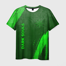 Футболка мужская Dark Souls - green gradient вертикально, цвет: 3D-принт