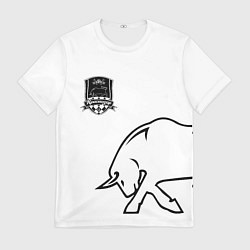 Футболка мужская ФК Краснодар - бык, цвет: 3D-принт