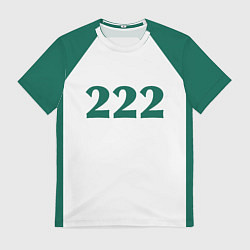 Футболка мужская Как в Игре в кальмара у игрока 222, цвет: 3D-принт