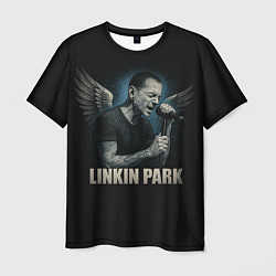 Футболка мужская Chester Bennington - Angel, цвет: 3D-принт