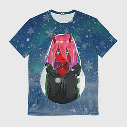 Футболка мужская Anime XX Zero Two Kid, цвет: 3D-принт