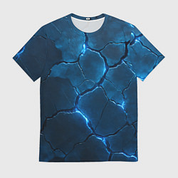 Футболка мужская Неоновые плиты с камуфляжем, цвет: 3D-принт