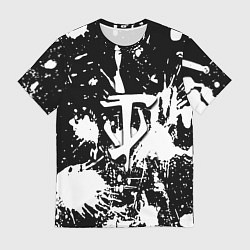 Футболка мужская Doom белые краски, цвет: 3D-принт