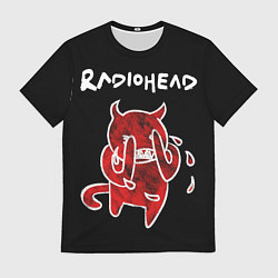 Футболка мужская Radiohead red minotaur, цвет: 3D-принт