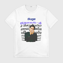 Футболка мужская Шуга - BTS, цвет: 3D-принт