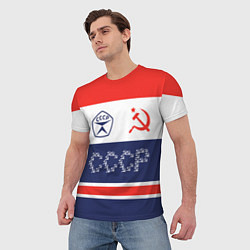 Футболка мужская Советский союз - СССР, цвет: 3D-принт — фото 2