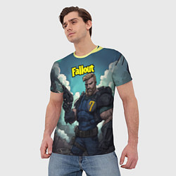Футболка мужская Fallout седьмой, цвет: 3D-принт — фото 2