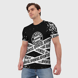 Футболка мужская Бавария Мюнхен x Ювентус, цвет: 3D-принт — фото 2