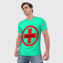 Футболка мужская Medic, цвет: 3D-принт — фото 2