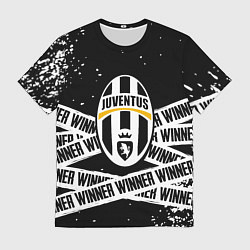 Футболка мужская Juventus подедитель краски, цвет: 3D-принт