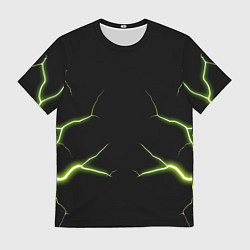 Футболка мужская Color green black, цвет: 3D-принт