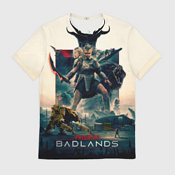 Футболка мужская Персонажи из Хищник планета смерти, цвет: 3D-принт