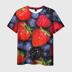 Футболка мужская Berries, цвет: 3D-принт