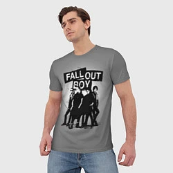 Футболка мужская Fall out boy, цвет: 3D-принт — фото 2
