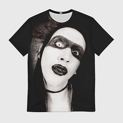 Футболка мужская Мэрилин Мэнсон, цвет: 3D-принт