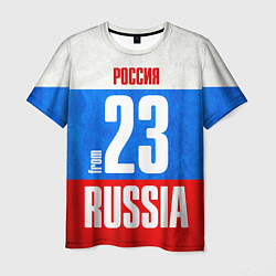 Футболка мужская Russia: from 23, цвет: 3D-принт