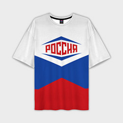 Мужская футболка оверсайз Россия 2016