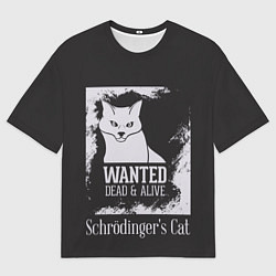 Футболка оверсайз мужская Wanted Cat, цвет: 3D-принт